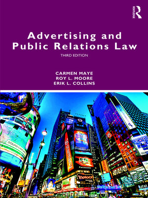 cover image of Advertising and Public Relations Law